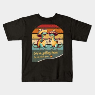 Funny Tacosaurus Brothers Kids T-Shirt